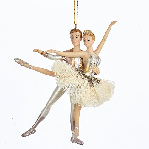 Ballet Couple Resin Christmas Ornament