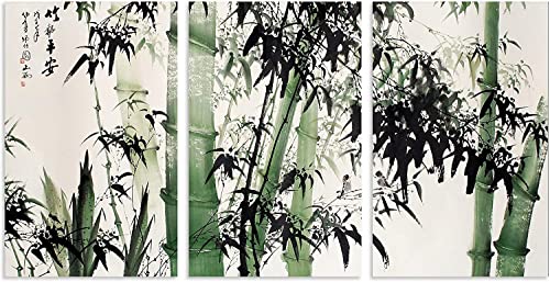 Bamboo Canvas Wall Art for Home Decor