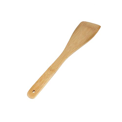 Bamboo Cooking Utensils - Angled Spatula/Paddle - 5 Pieces