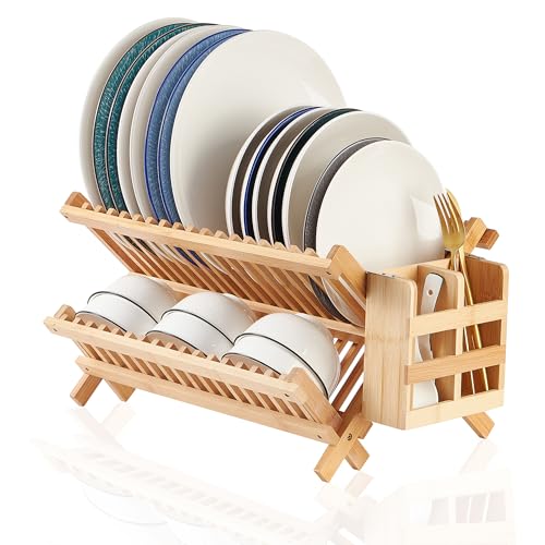 Bamboo Dish Drying Rack-2 Tier