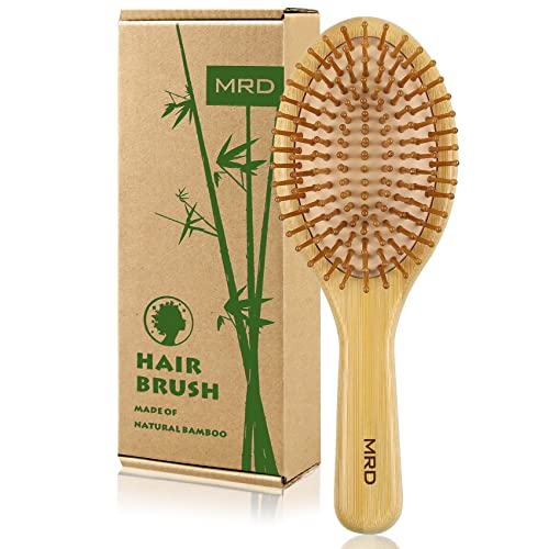 Bamboo Paddle Detangling Hairbrush
