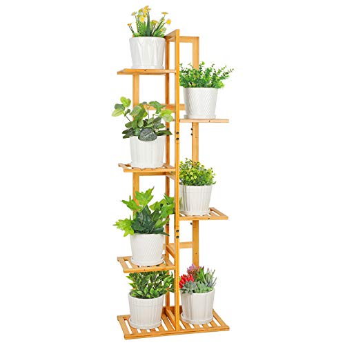 Bamboo Plant Stand with 6 Tiers