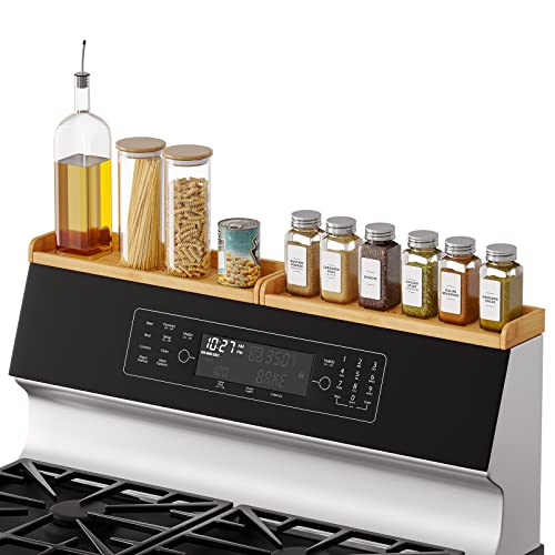 Bamboo Stove Top Magnetic Shelf