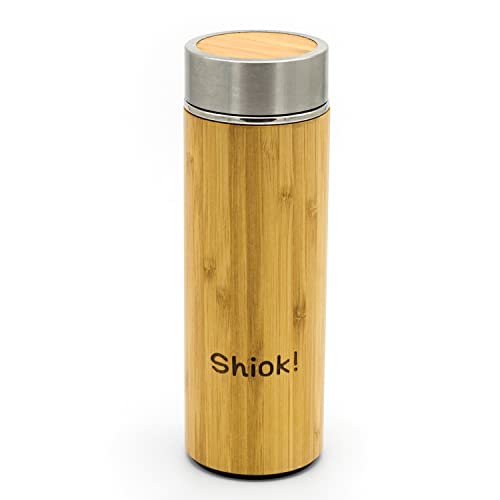Bamboo Tea Tumbler with Strainer