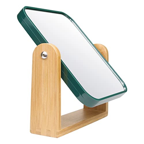 Bamboo Vanity Makeup Mirror with 1x/3x Magnification