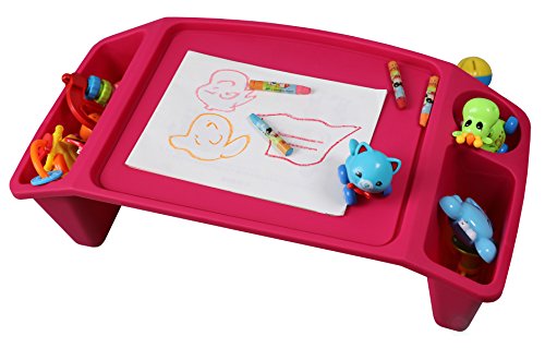 Basicwise Kids Lap Desk Tray, Pink