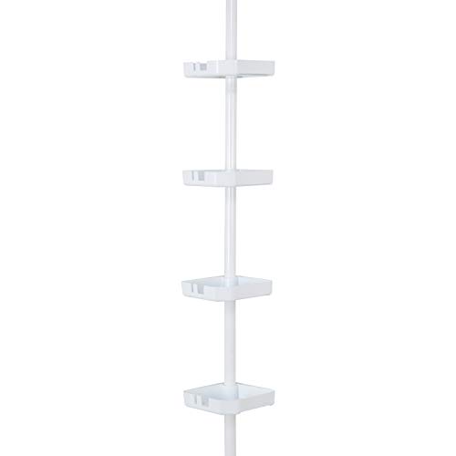 Vdomus 2 Tier Corner Shower Caddy Stainless Steel Wall Mounted Shower Caddy  Corner, Shower shelf for Inside Shower, Drill-Free Install with Adhesives