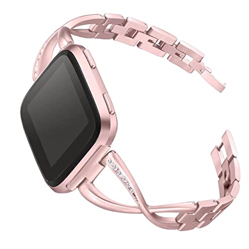 bayite Stainless Steel Bands for Fitbit Versa/Versa 2