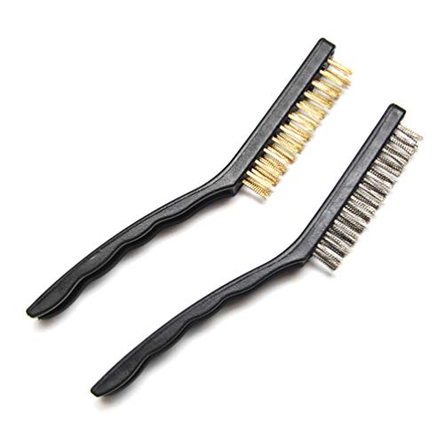 BBQ Grill Brushes (2 Count) - Heavy Duty Brush Set for Cleaning