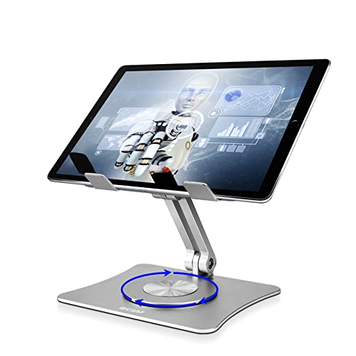 Bcom Fits iPad Swivel Stand: Portable Adjustable Tablet Holder