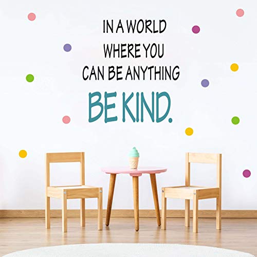 Be Kind Quotes Wall Decal