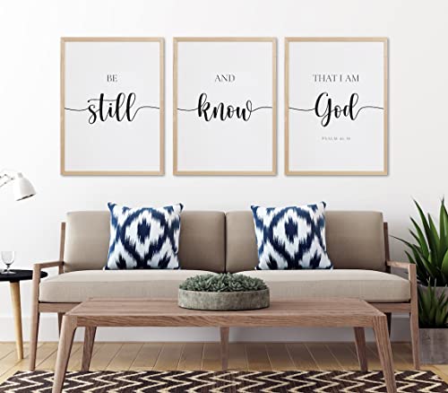 Be Still And Know That I Am God Canvas Wall Art