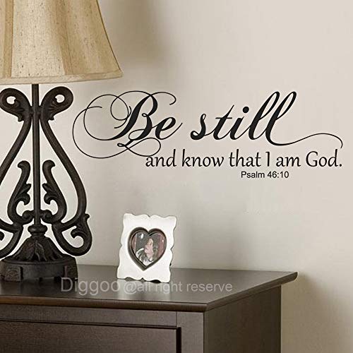 Be Still and Know That I am God Wall Decal