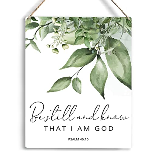 Be Still And Know That I Am God Wooden Sign