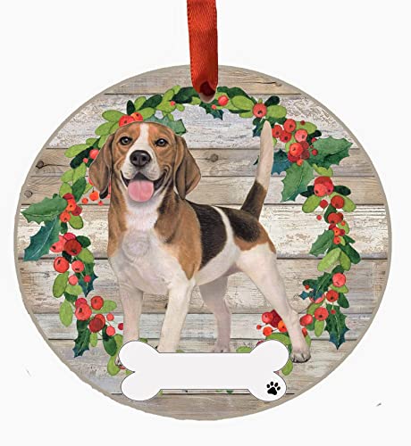 Beagle Ornament - E&S Pets DIY Personalizable Dog Gift