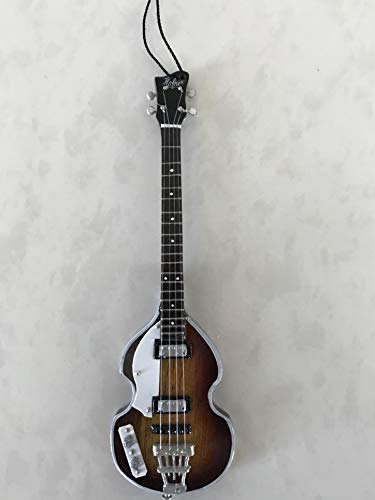 Beatles Ornament Hofner Violin Bass Mini Guitar Replica