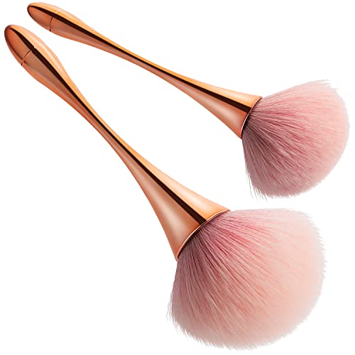 BEATURE 2 Pieces Large Mineral Powder Brushes