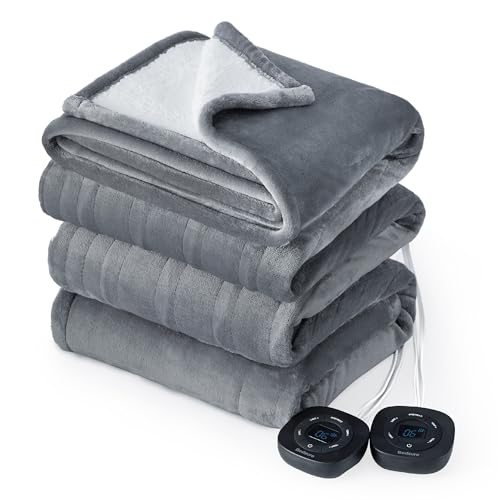 Bedsure Flannel Electric Blanket - Extra Cozy King Size