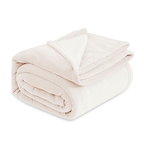 Bedsure Fleece Blanket Queen - Soft Lightweight Plush Cozy Microfiber