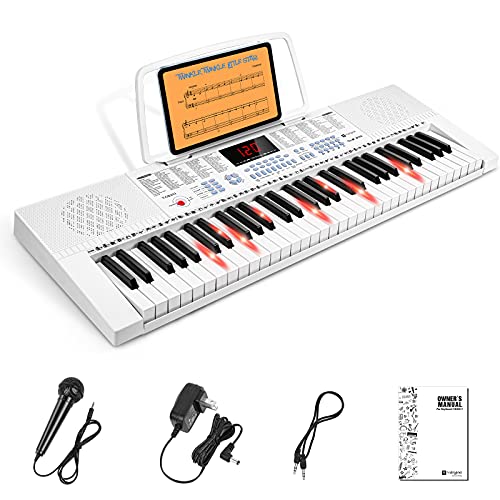 Beginner Piano Keyboard with Lighted Keys