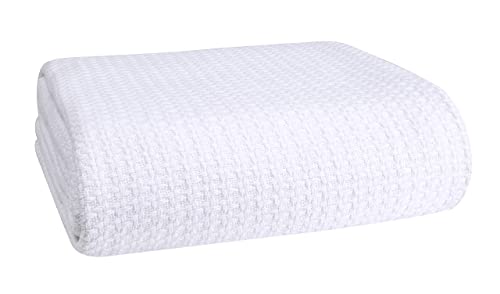 BELIZZI HOME 100% Cotton Bed Blanket - Breathable, Cozy, and Versatile