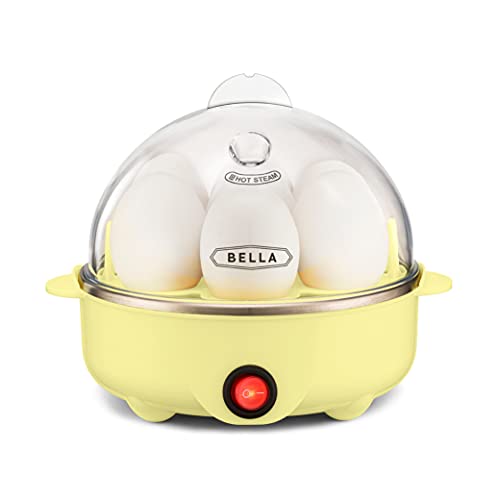 BELLA Rapid Egg Cooker - 7 Egg Capacity, Yellow