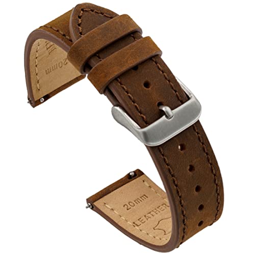 Benchmark 18mm Leather Watch Band