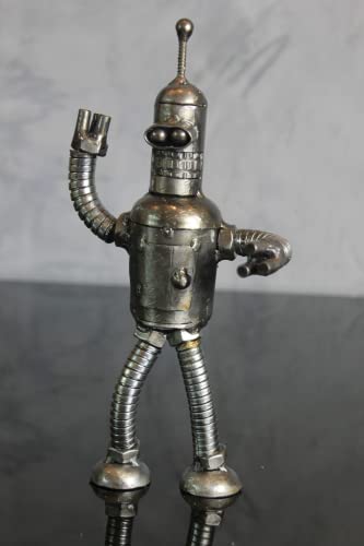Bender Futurama Scrap Metal Sculpture Art