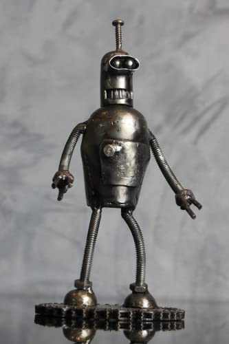 Bender Inspired Metal Art Sculpture