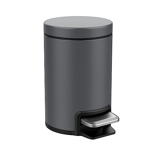 BETHEBEST Small Bathroom Trash Can with Lid
