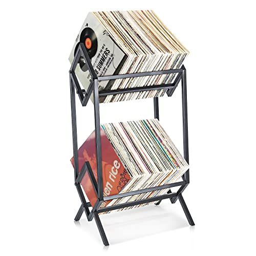 Bfttlity Vinyl Record Storage Holder - Stylish and Sturdy LP Album Organizer