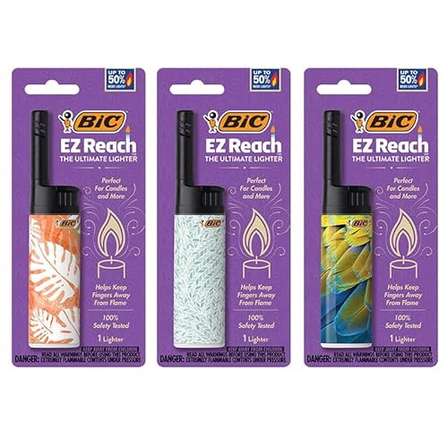 BIC EZ Reach Candle Lighter: Safe, Convenient, and Stylish