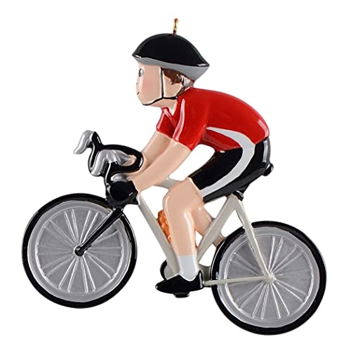 Bicycle Boy Christmas Ornament