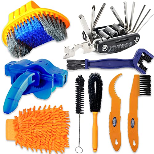 Bicycle Cleaning Tool Kit - 16 in 1