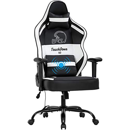 Big and Tall Gaming Chair with Lumbar Support and Massage