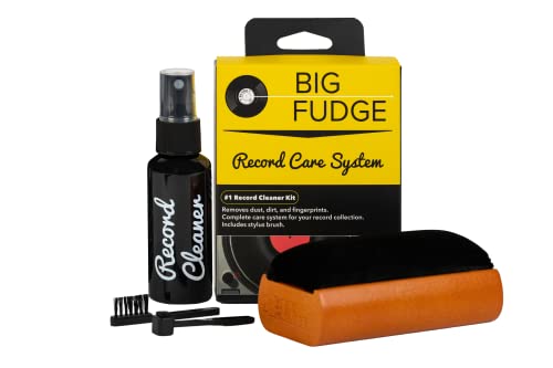Big Fudge Vinyl Record Cleaning Kit - Complete Solution
