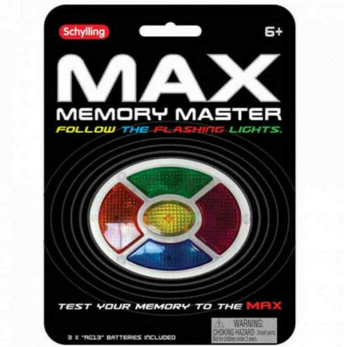 Big Game Toys~MAX Memory Game Simon Says Handheld Electronic Game Lights Sound Travel Portable