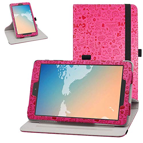 Bige 360 Degree Rotary Stand Tablet Case for Alcatel Joy Tab 2