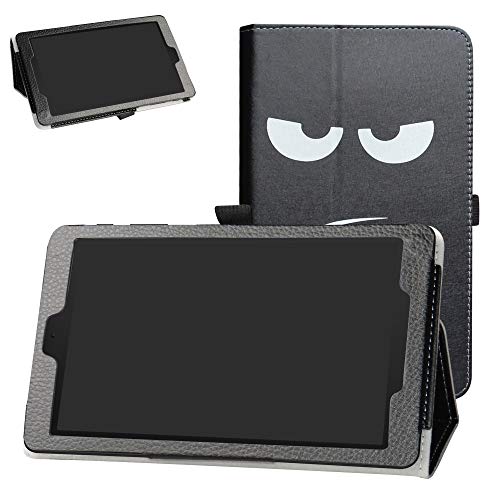 Bige Case for Alcatel Joy Tab Case,Alcatel 3T 8 Tablet Case,PU Leather Folio 2-folding Stand Cover for T-Mobile Alcatel Joy Tab 8-inch Tablet/Alcatel 3T 8-inch Tablet,Don't Touch
