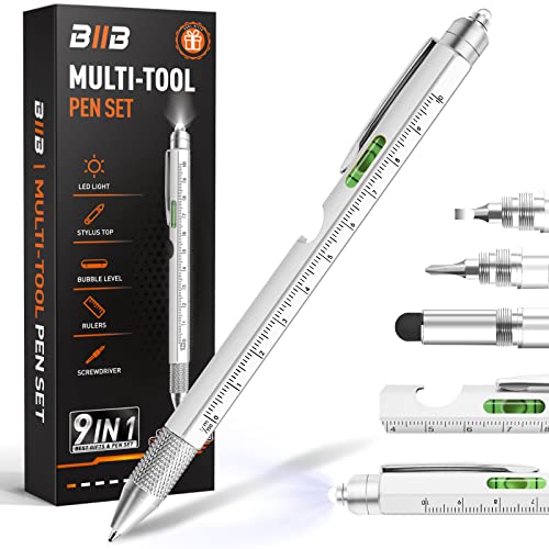 BIIB 9-in-1 Multitool Pen Gifts for Men