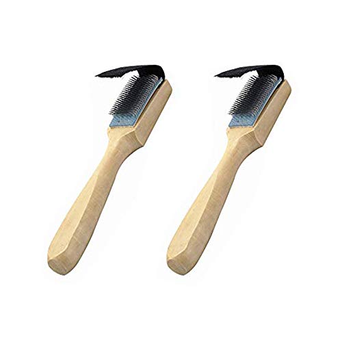 BinaryABC Dance Shoes Brush,Shoes Cleaner Brush,Suede Sole Wire Shoes Wood Cleaning Brush Cleaners 2Pcs