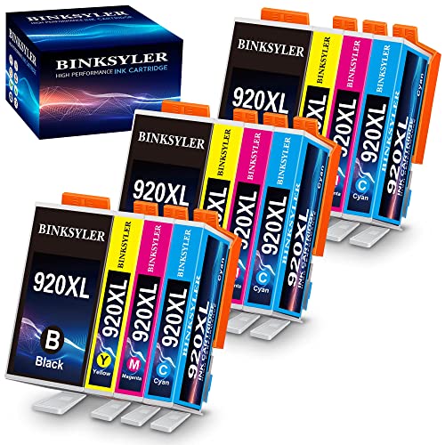 BINKSYLER 920XL Ink Cartridges Combo Pack