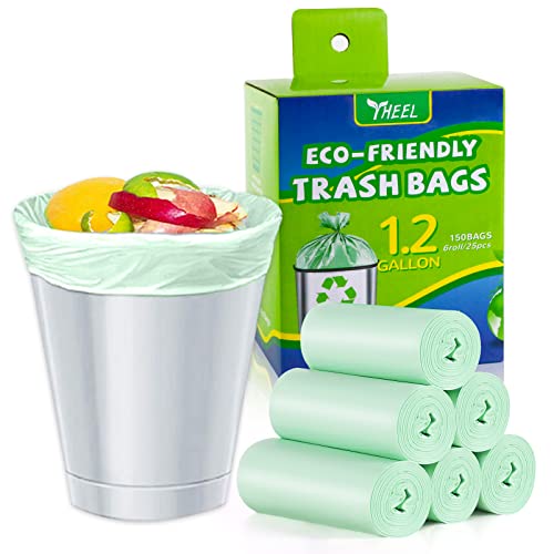 Biodegradable Mini Trash Bags (150 Counts, Green)