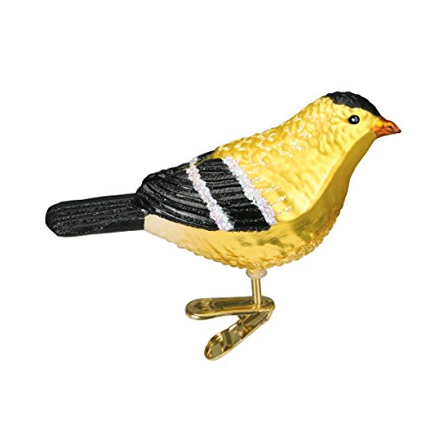 Bird Watcher Christmas Ornaments: American Goldfinch