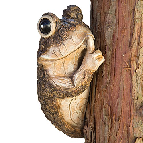 Bits and Pieces Frog Tree Peeker - Garden Decoration