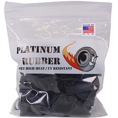 Black #82 Extra Wide Large Premium Outdoor Rubberbands