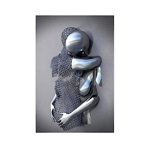 Black and White 3D Canvas Wall Art Decor