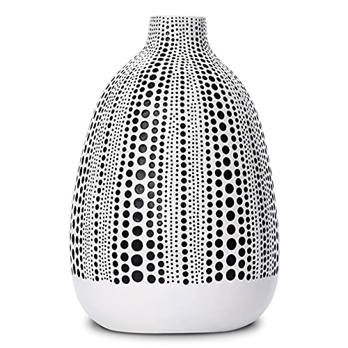 Black and White Vase for Home Decor