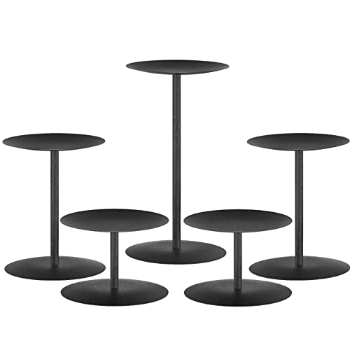 Black Candle Holders for Pillar Candles