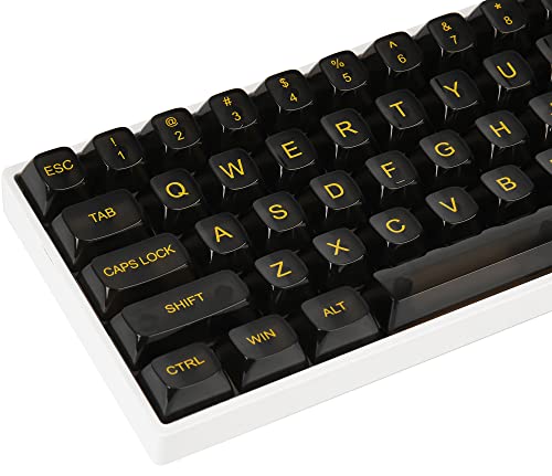 Black Clear Keycap Set for Mechanical Keyboards